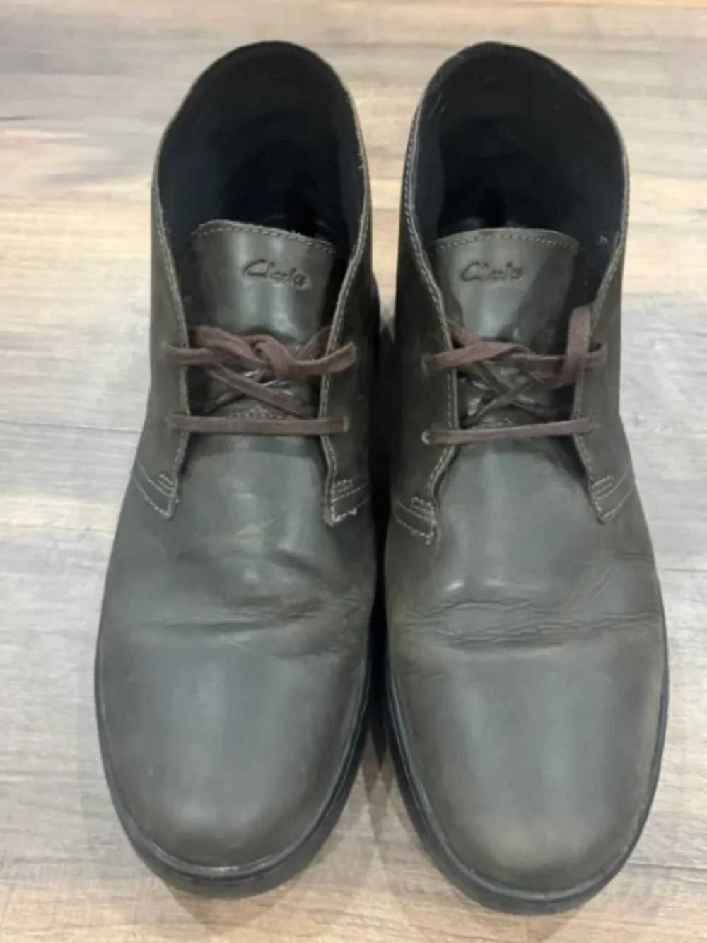 Clarks Court Lite Desert Boot MX-I Comfort Brown Leather Men's Size 13 Chuka